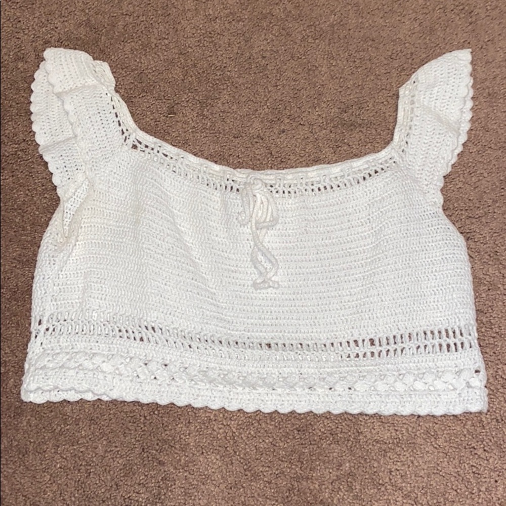 Knit crop top